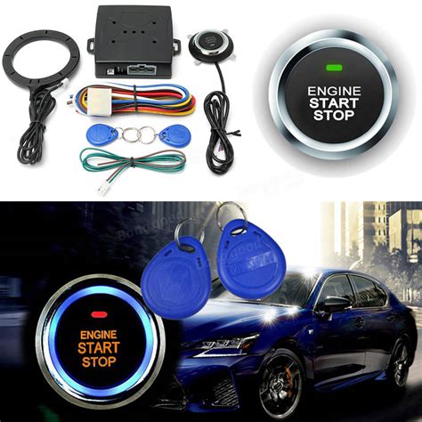 rfid ignition system and push button start|aftermarket push to start kit.